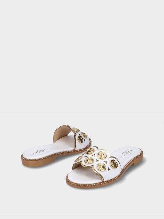 Leather slipper