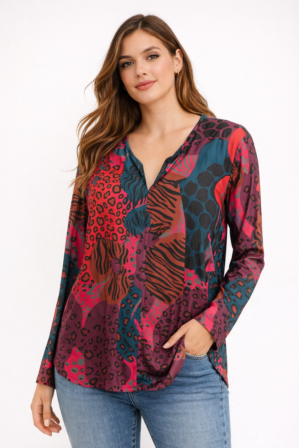 Tunic with pattern Ref. 2411042