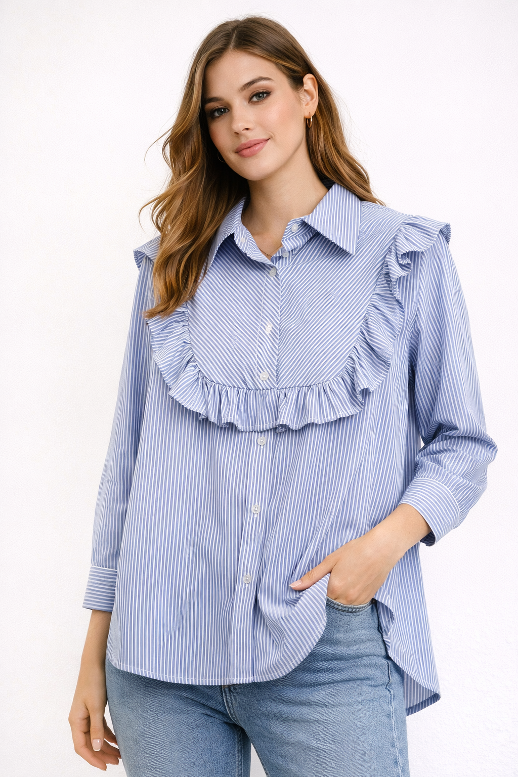 Shirt dress with stripes Ref. 16126