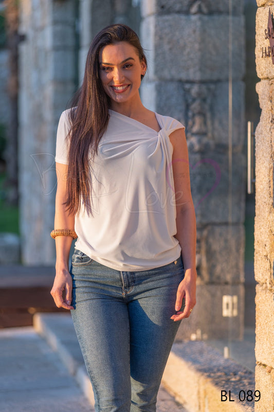 Plain tunic with knot Ref. 254089