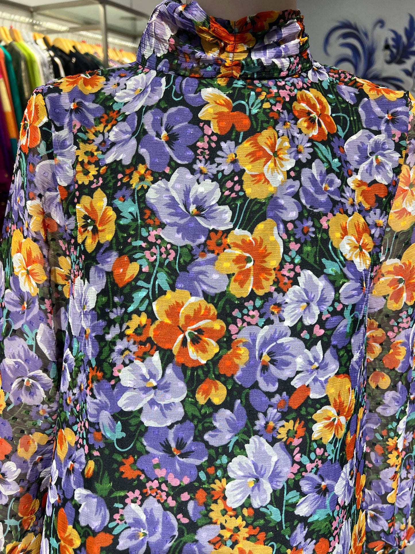 Vestido curto com padrão Ref. 4482206