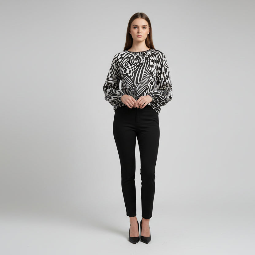 Pants in eco-leather Ref. 2411522