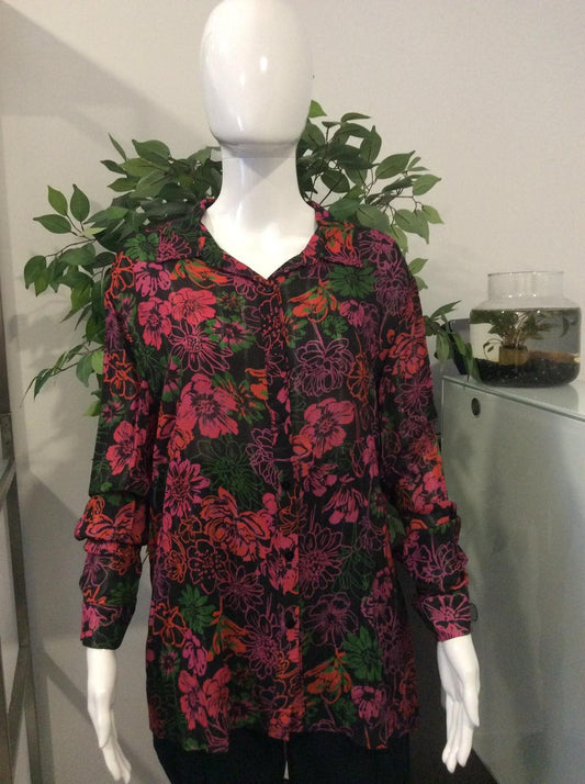 Camisa com padrão floral Ref.231518