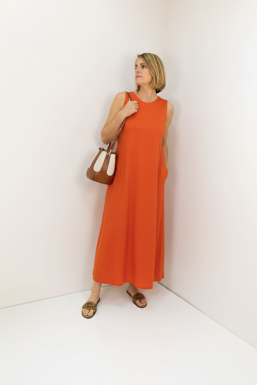 Vestido longo liso Ref. 2426696