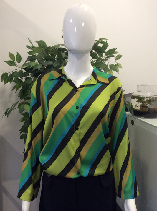 Camisa às listas com botões Ref. 1000000690569