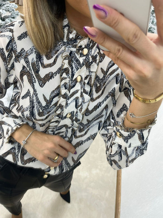 Camisa com padrão Ref. 3551