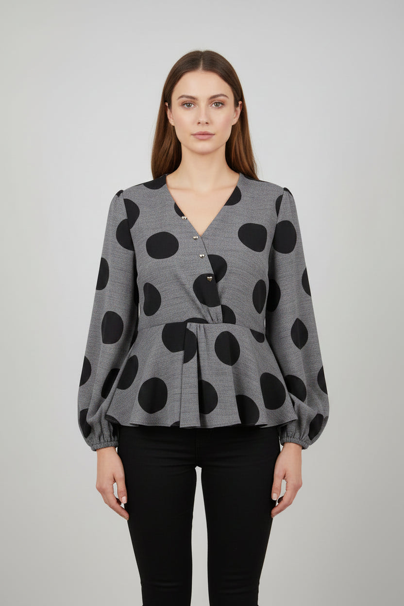 Standard tunic with polka dots Ref. 246502