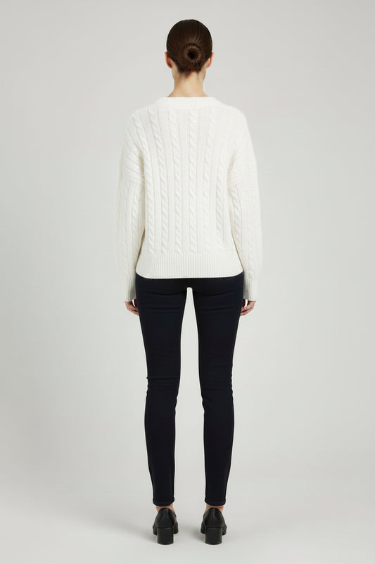 Plain straight trousers