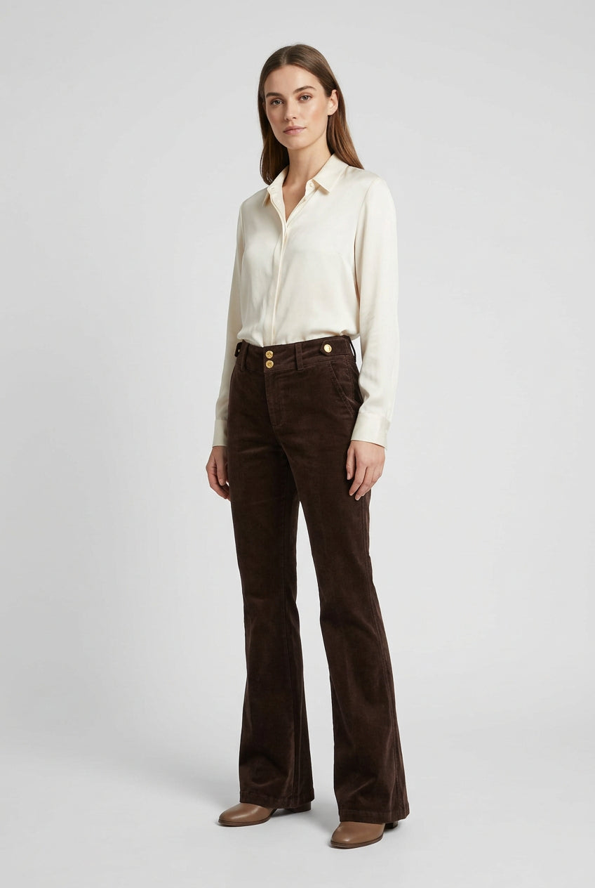 Calça de veludo