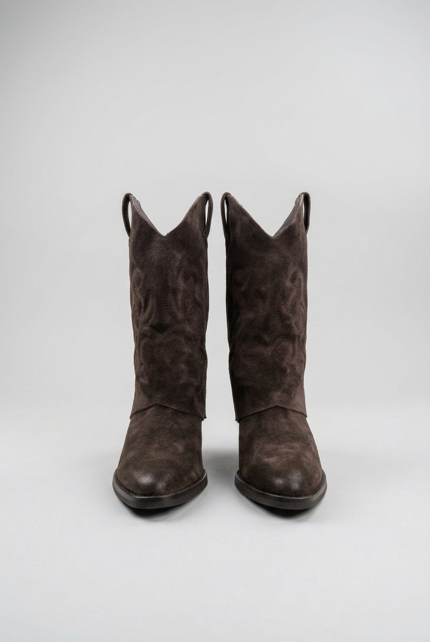Bota texana em pele