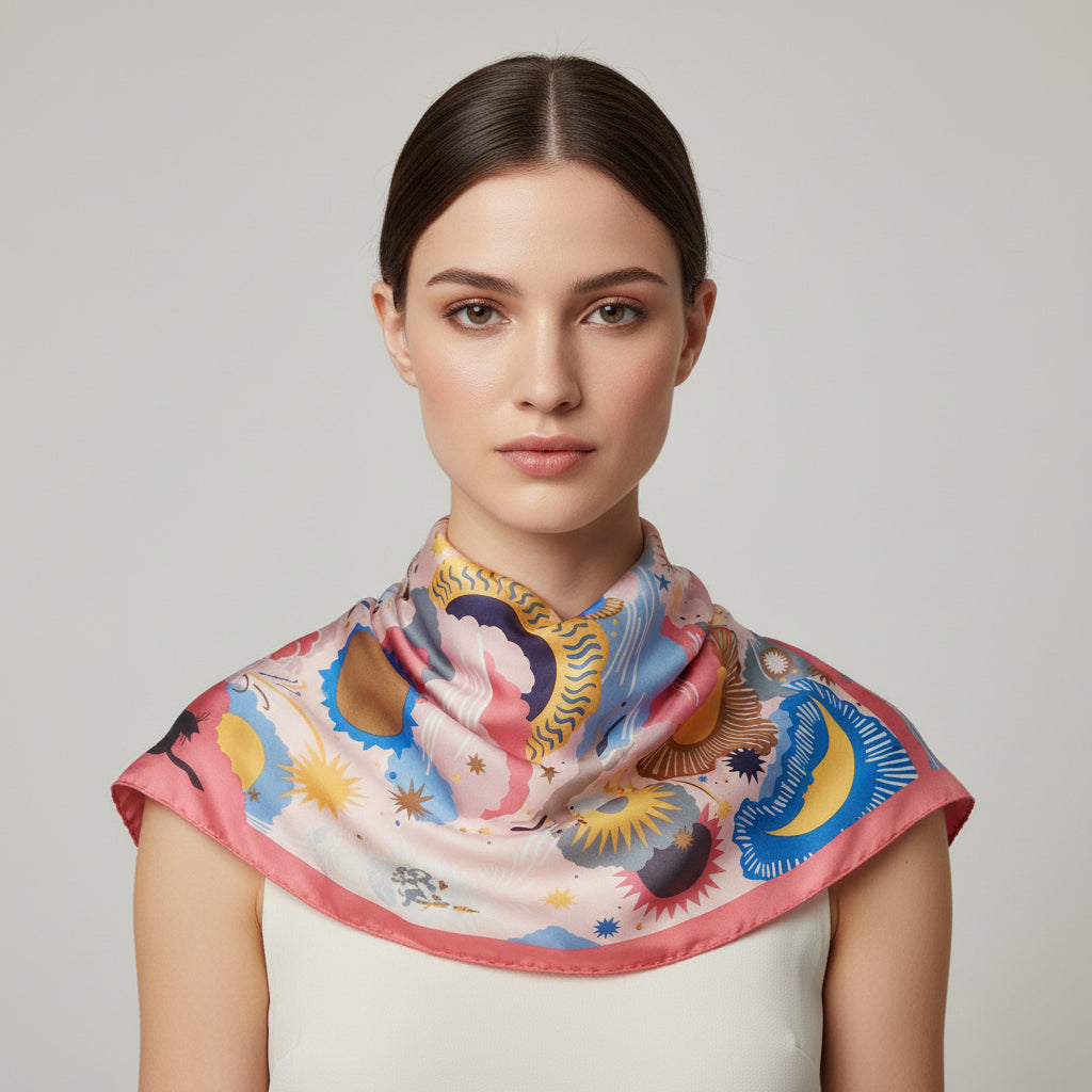 Patterned scarf