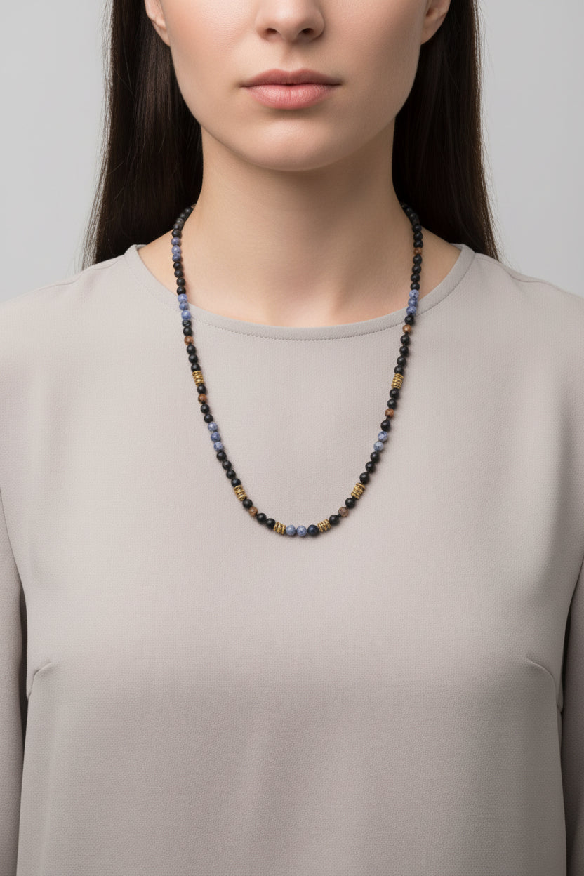 Big stone necklace