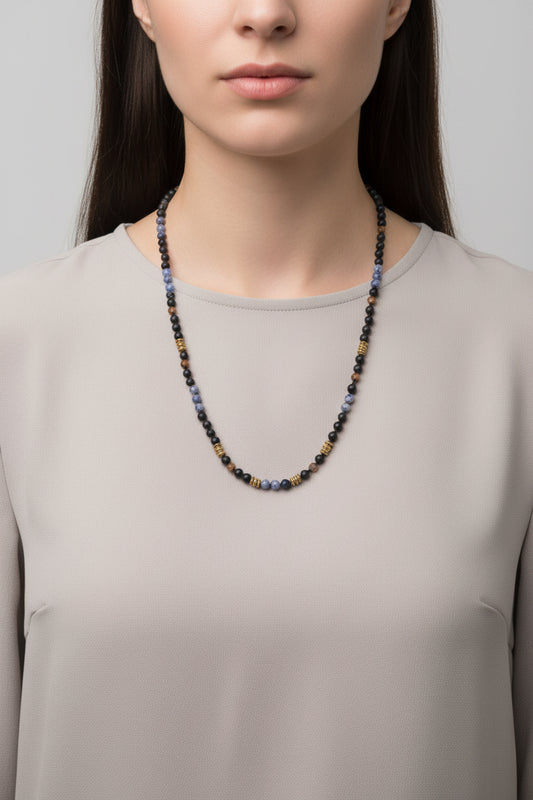 Big stone necklace