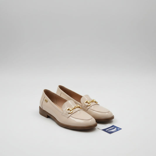 Patent leather moccasins