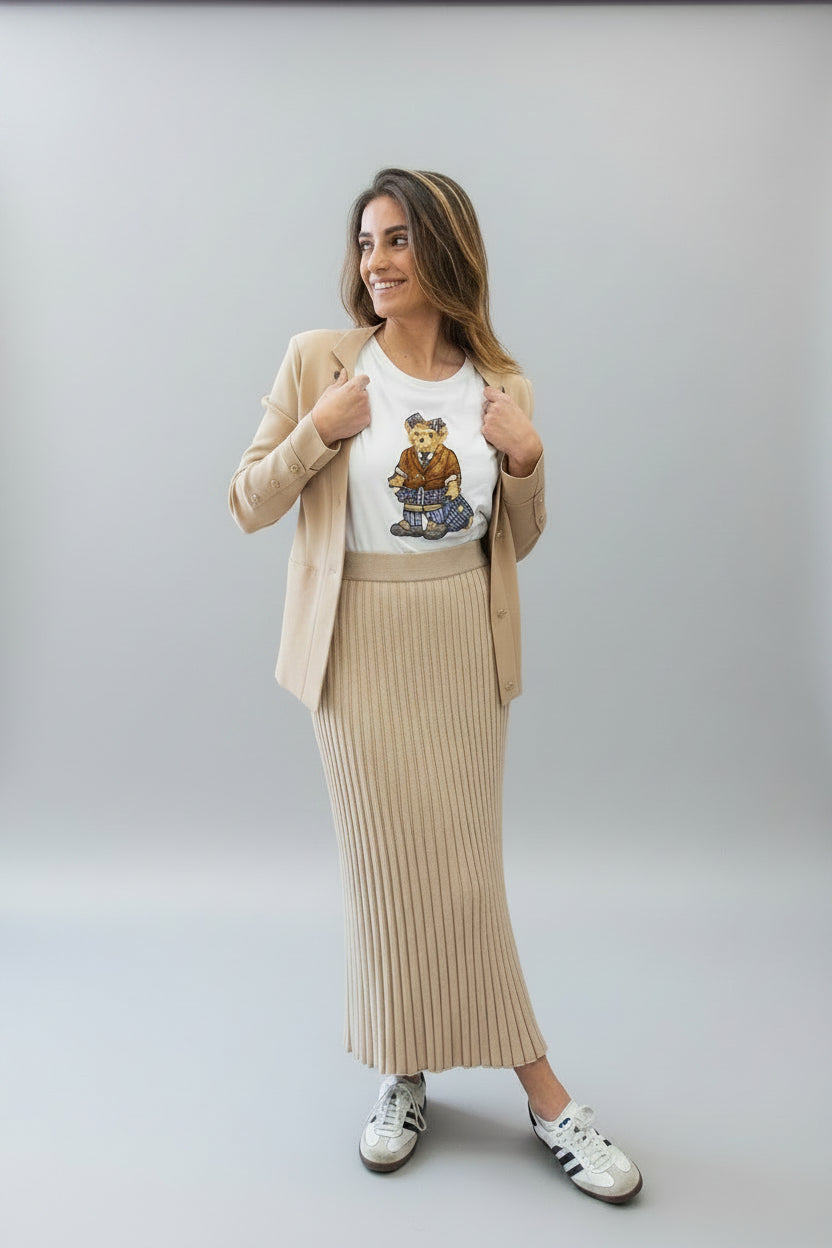 Pleated knit skirt Ref. 2523810