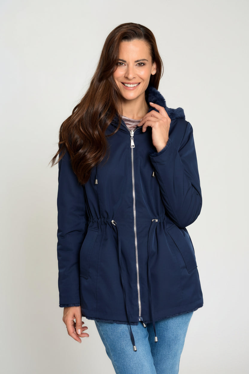 Reversible jacket with hood Ref. 245704