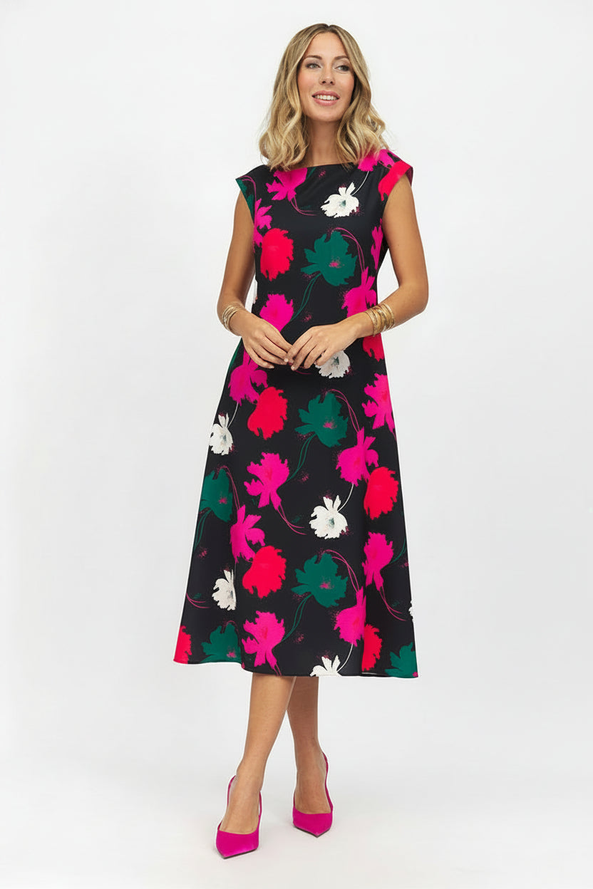 Midi dress with floral print Ref. 8090528601041