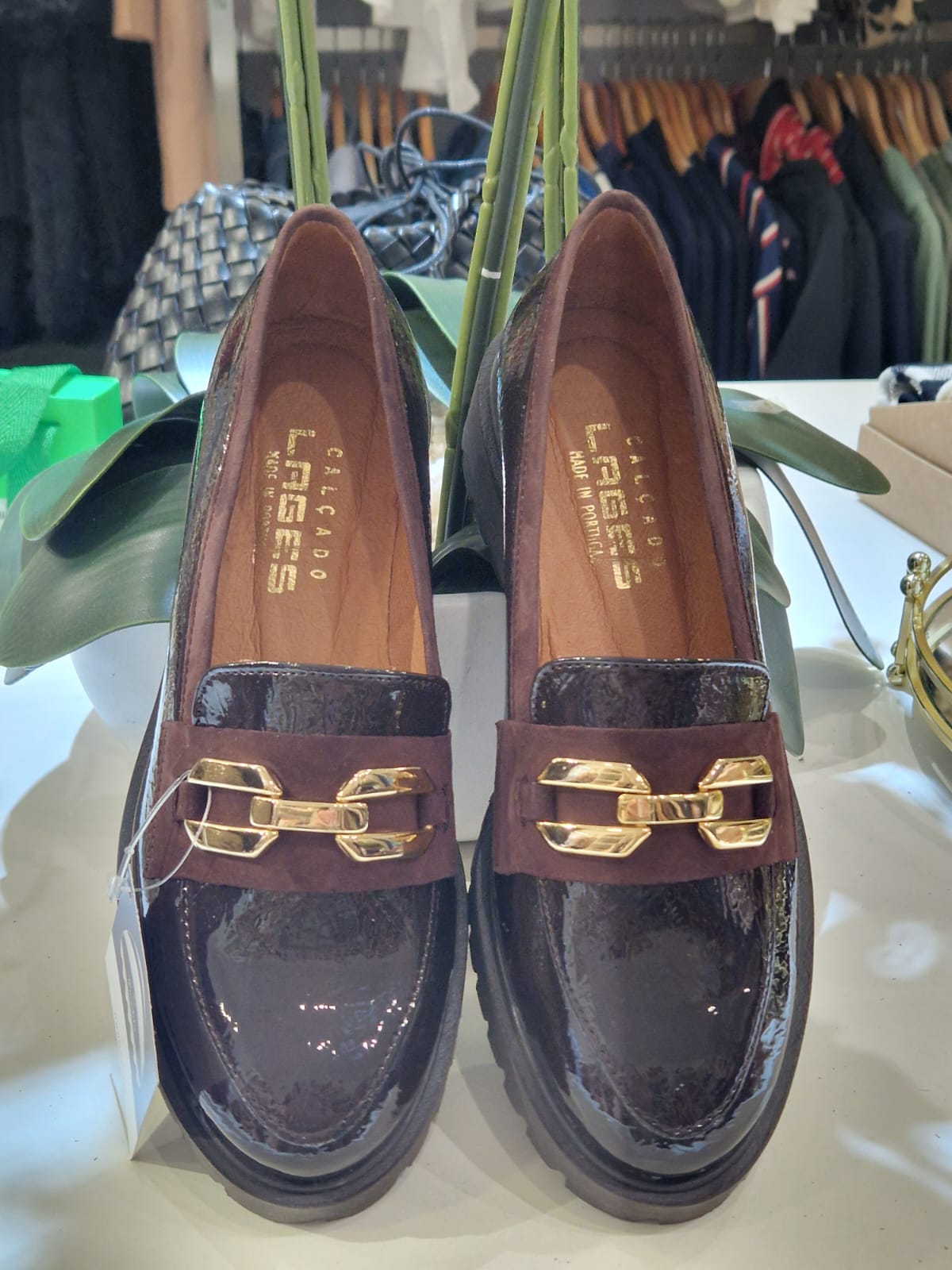 Mocassim em pele Ref.325961