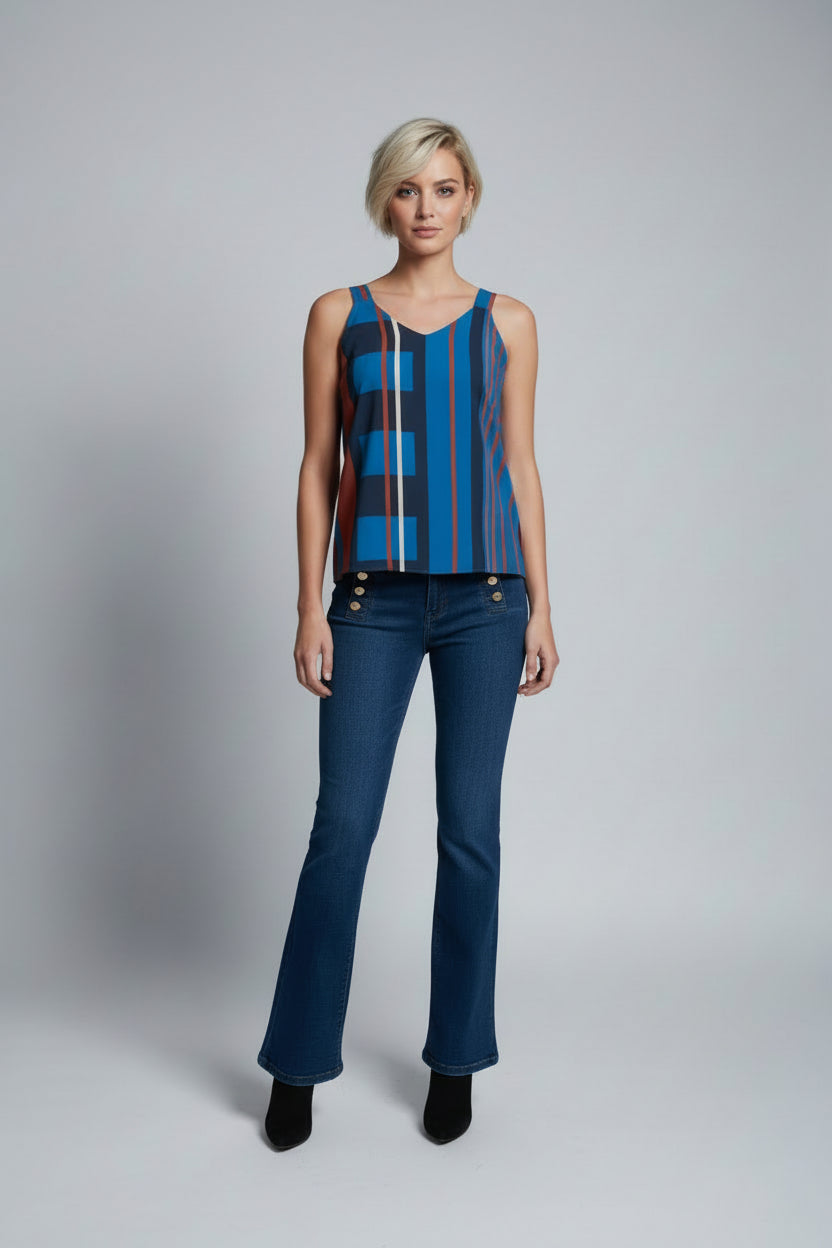 Top com padrão Ref. 733000497333