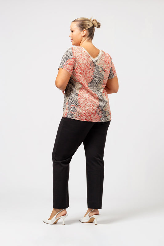 Plain straight leg trousers Ref. 243015