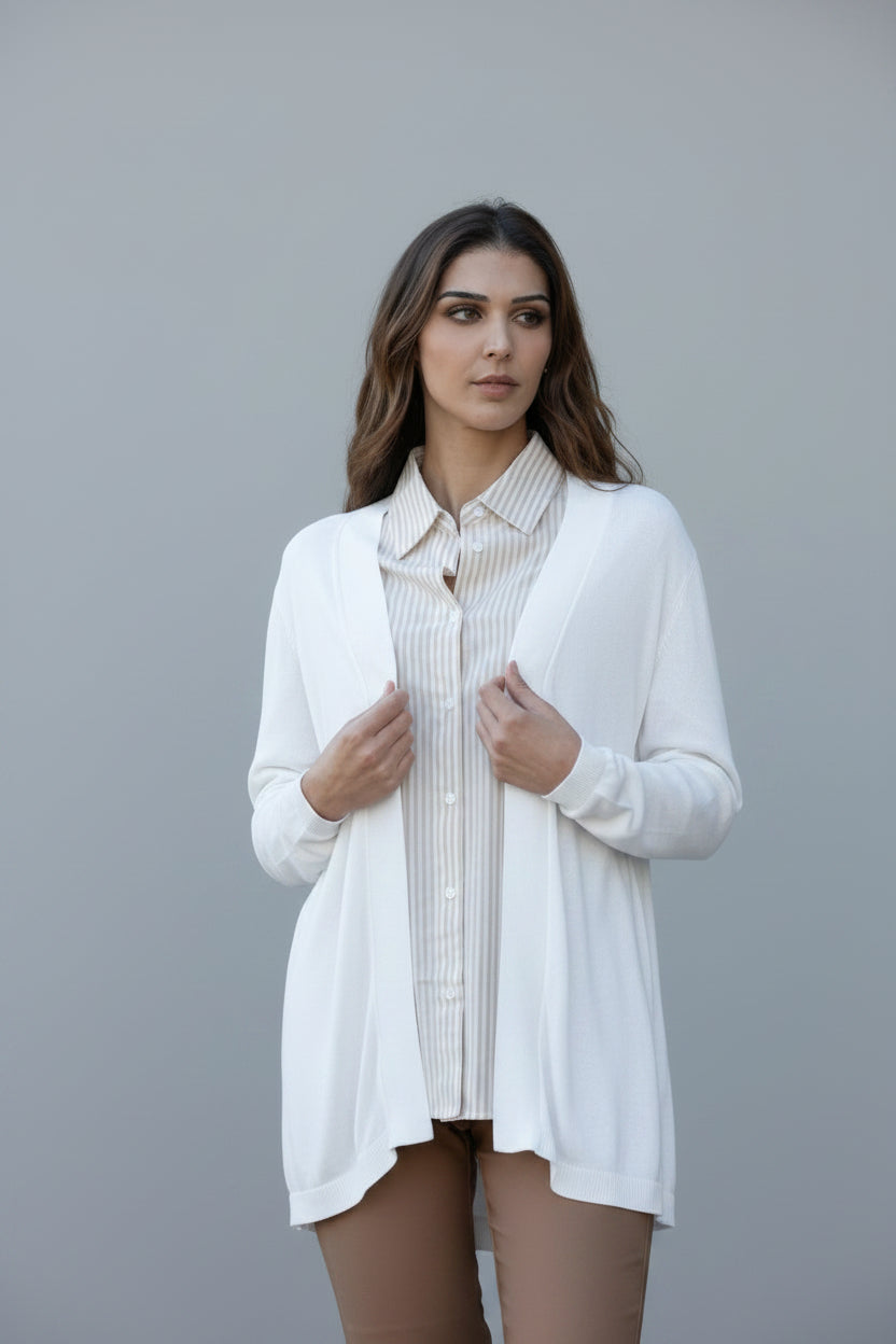 Cardigan de malha liso Ref. 231485