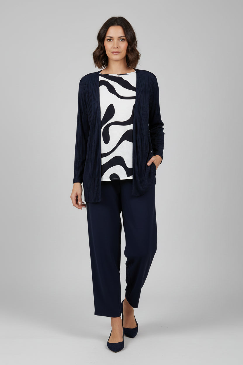 Plain pleated cardigan Ref. 2526297