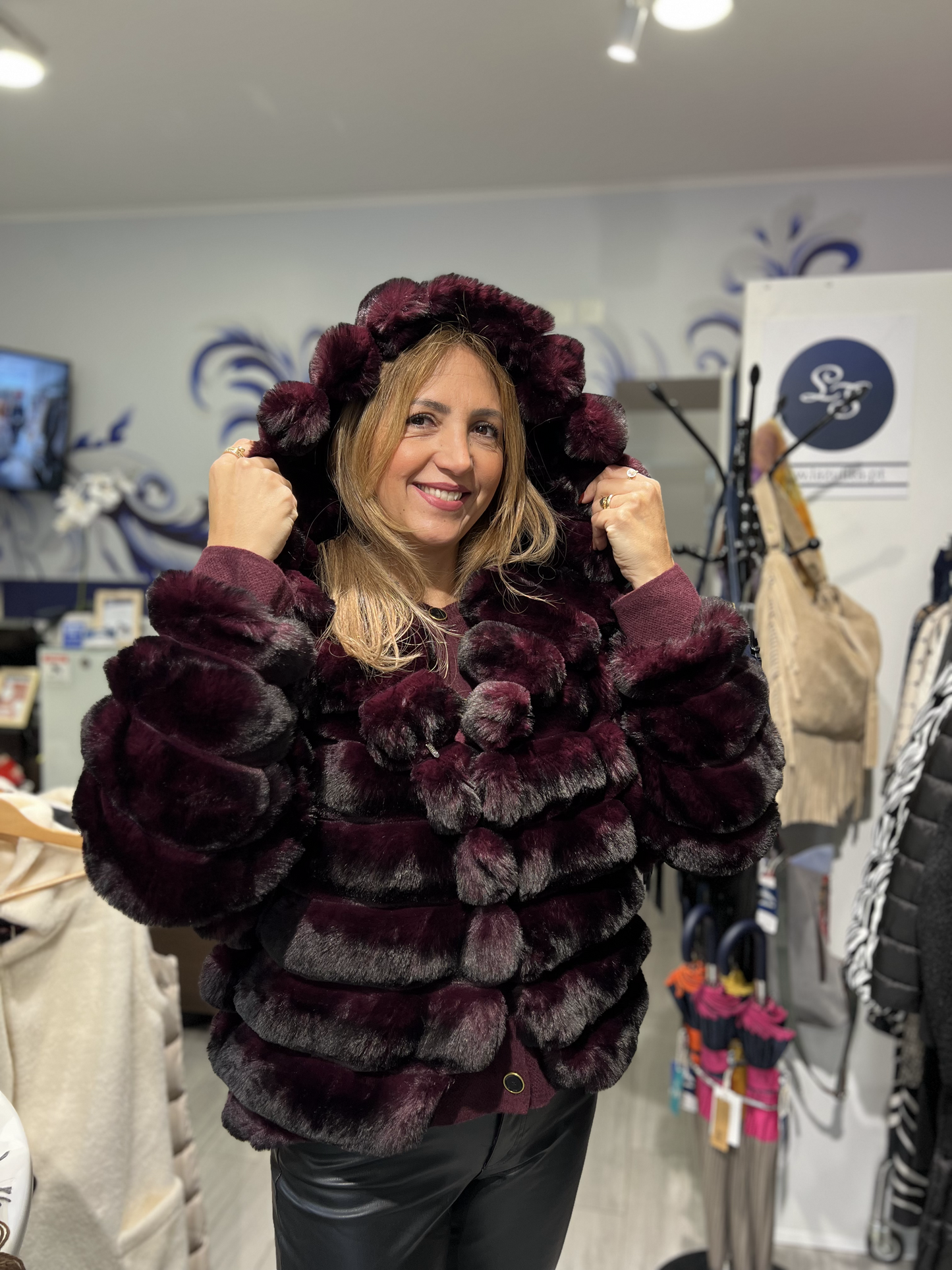 Casaco de pelo liso Ref. 952118