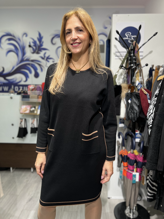 Vestido midi de malha Ref. 115927