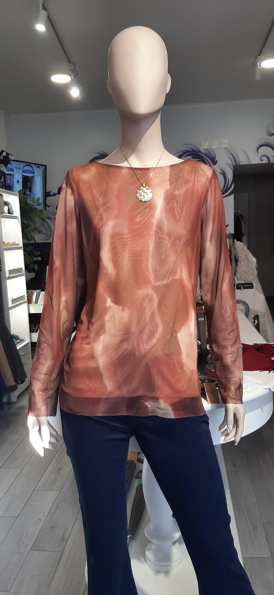 Túnica com padrão Ref. 2411053