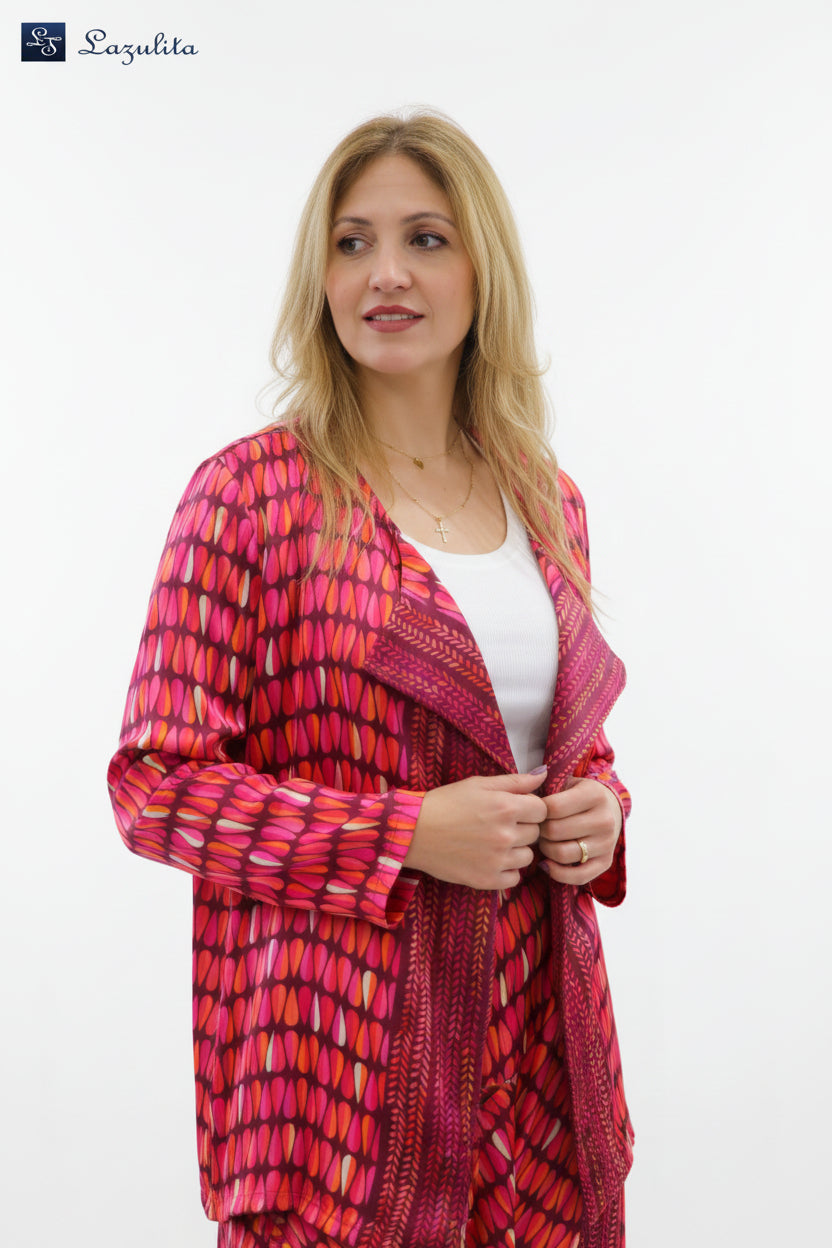 Coat with pattern Ref. 530909