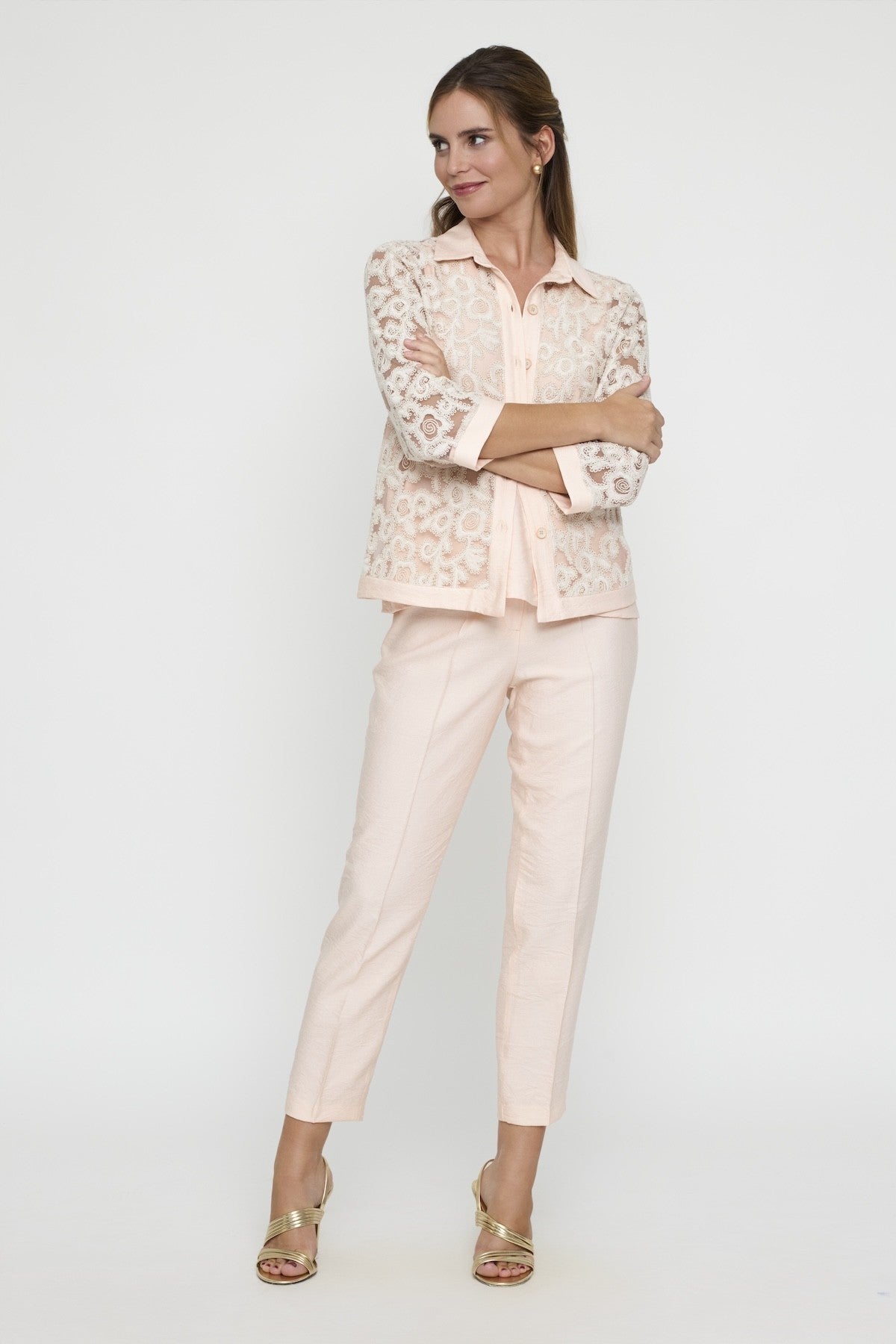 Casaco curto de renda Ref. 2070623