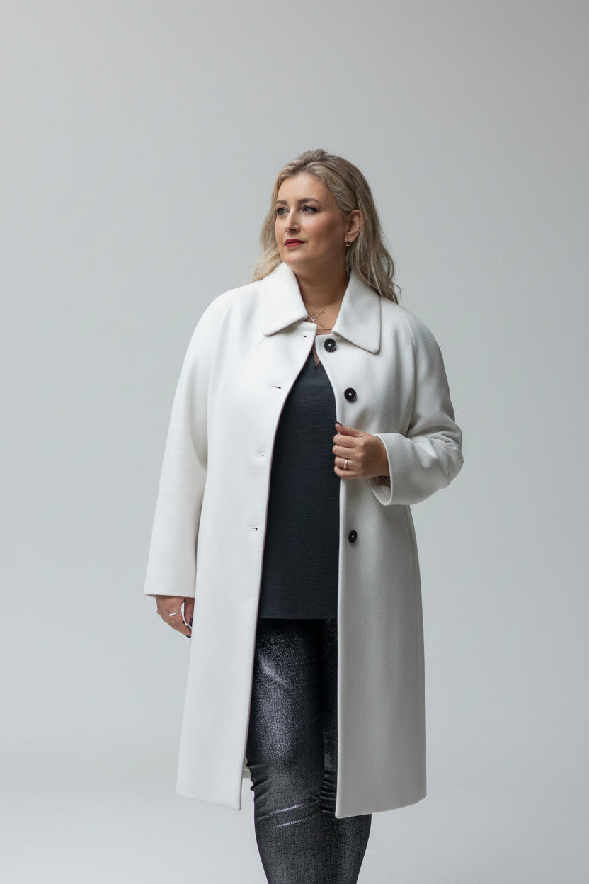Plain overcoat