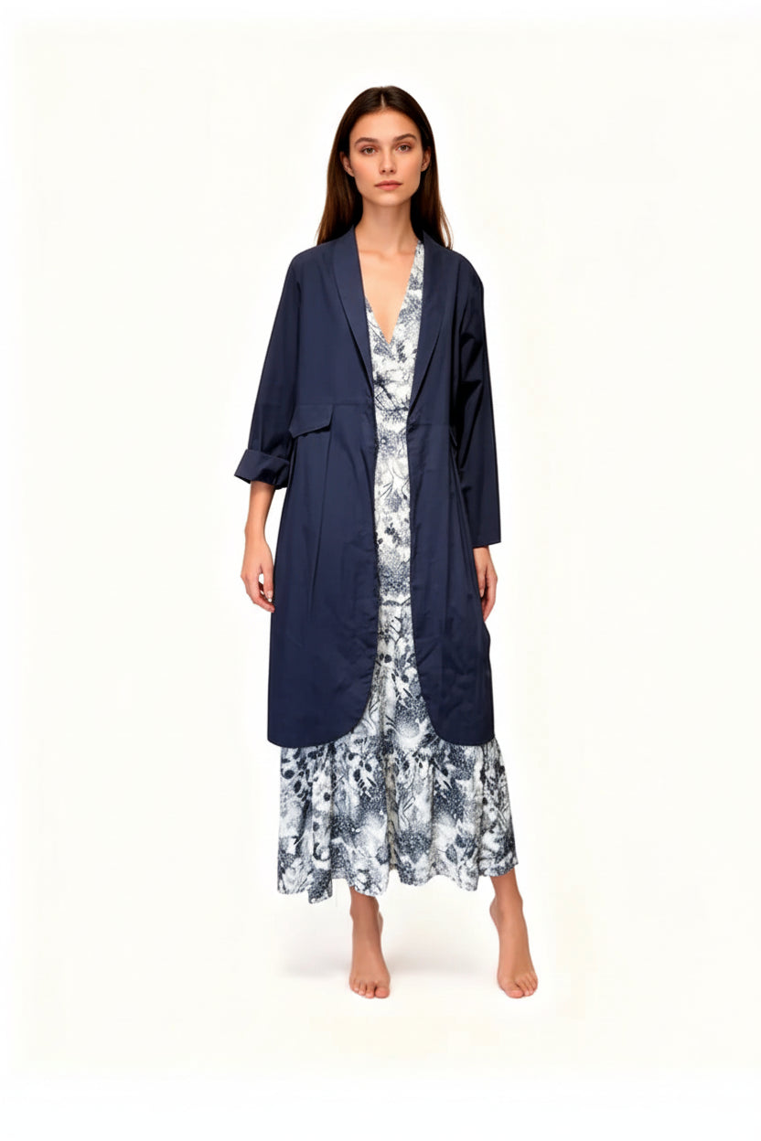 Plain long coat