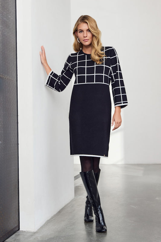 Vestido midi de malha