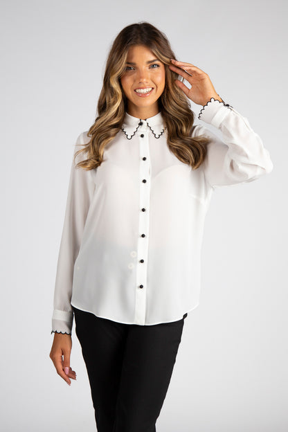 Contrast shirt