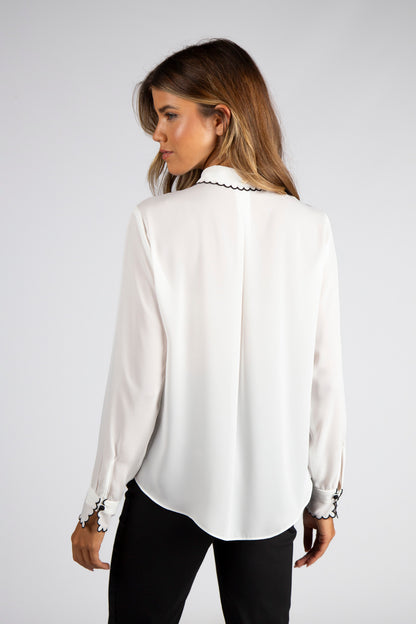 Contrast shirt
