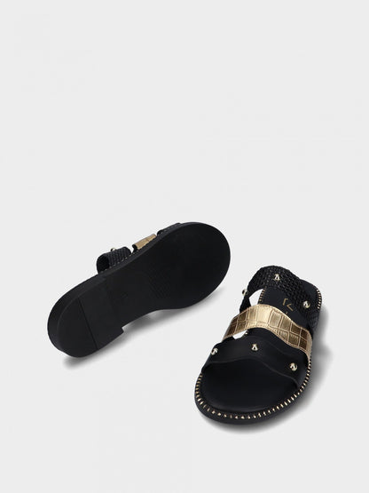 Leather slipper