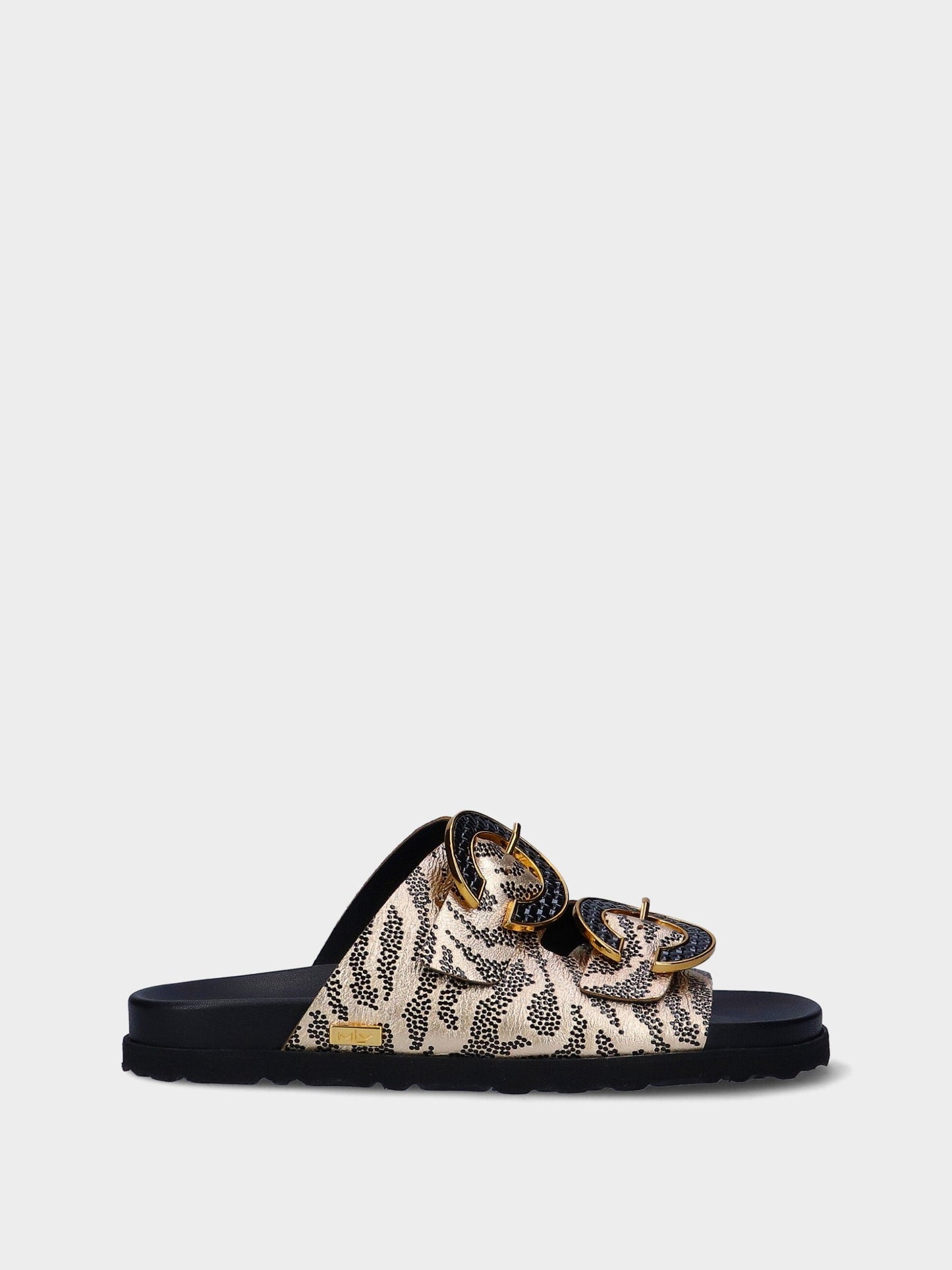 Leather slipper
