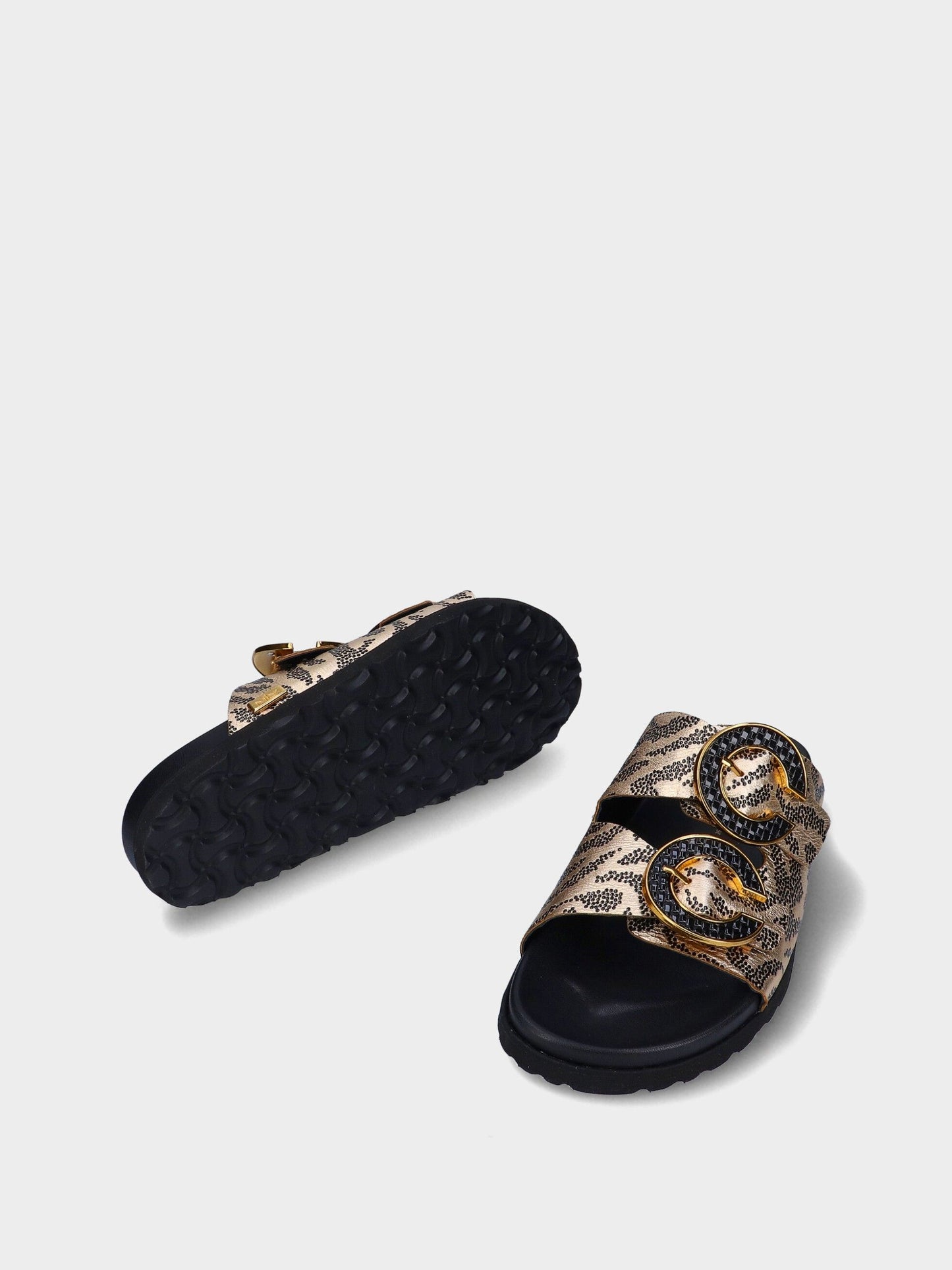 Leather slipper
