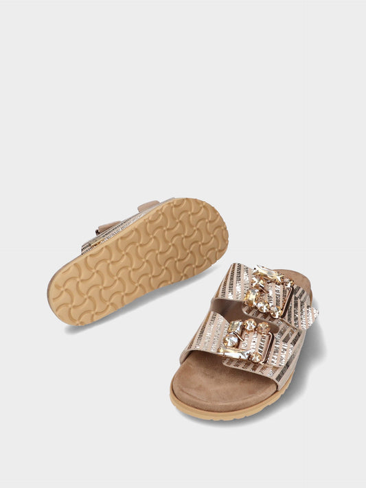 Leather slipper