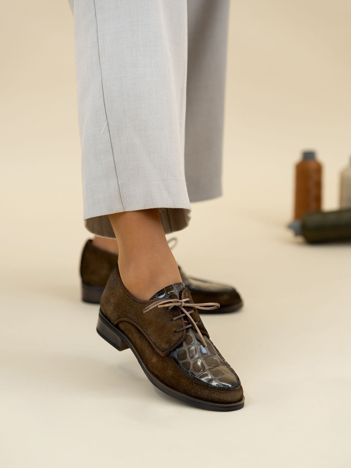 Mocassim em pele