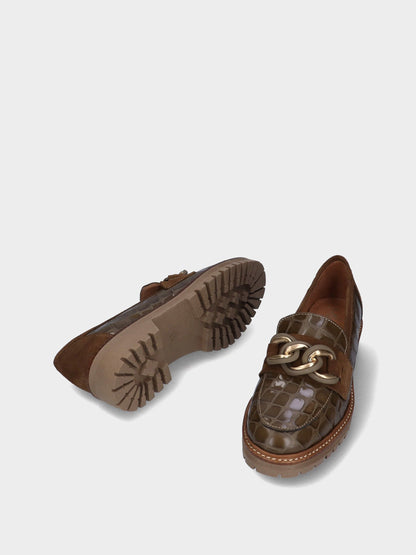 Mocassim em pele