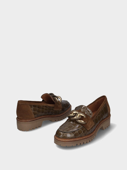 Mocassim em pele
