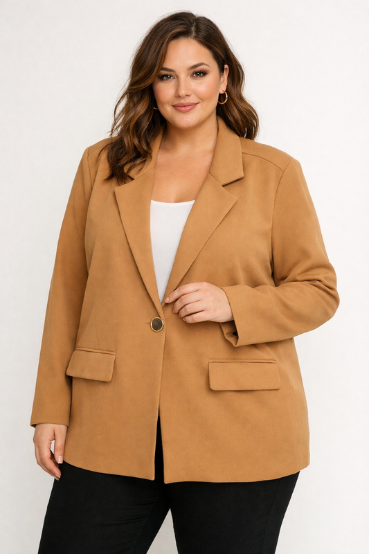 Plain blazer