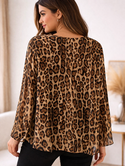Animal print tunic