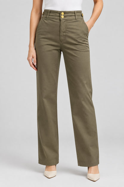 Calça wide leg