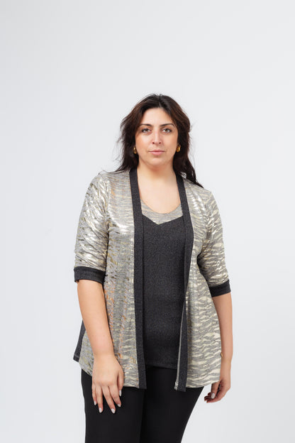 Blouse and jacket set