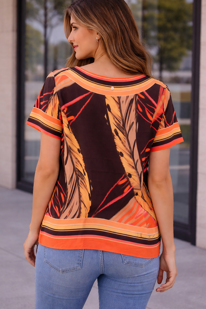 T-Shirt com padrão