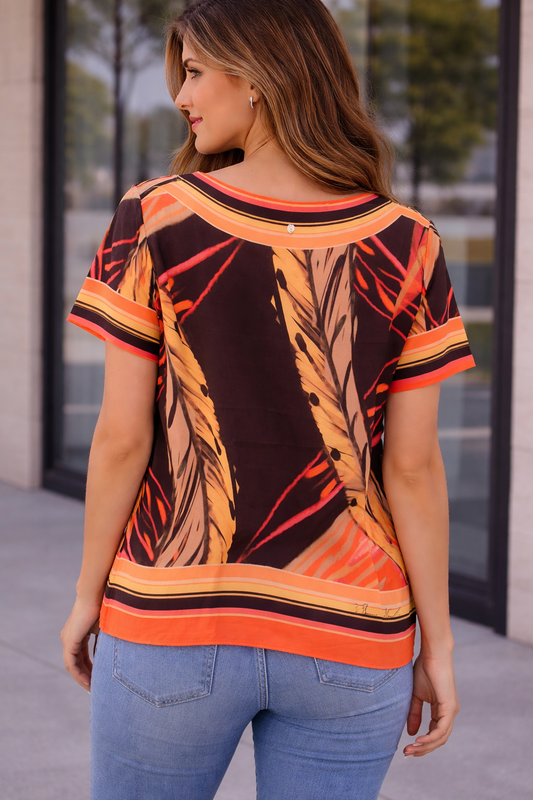 T-shirt with pattern