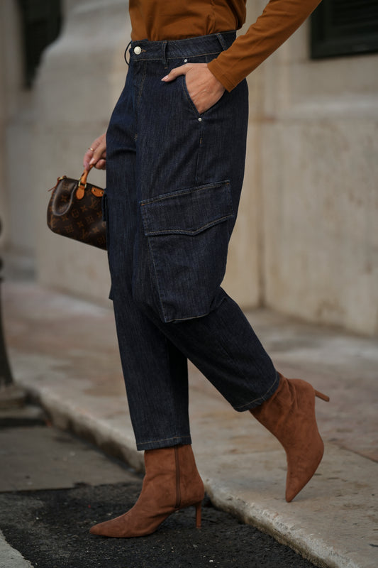 Calça de ganga slouchy